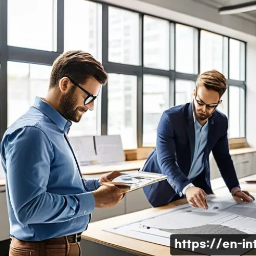 Home 24 실내건축 시공에서의 품질 관리 - **Prompt 1: The Blueprint for Brilliance in Modern Interior Design**
"A diverse team of interior...