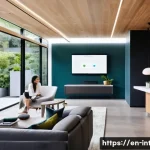 실내건축기사 자격증의 수요와 전망 - **Prompt:** A diverse group of design professionals, led by a confident female architect, collaborat...